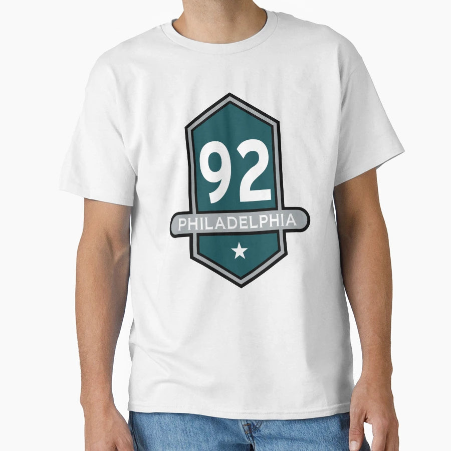 Philadelphia 92 Emblem T-Shirt - Trendy Graphic Men Women - T-Shirt, Sweatshirt, Hoodie