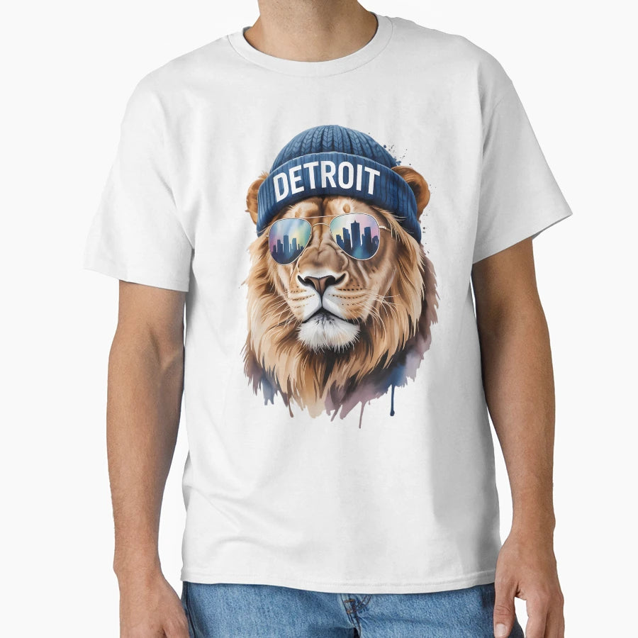 Detroit Lion City Pride T-Shirt - Unique Graphic Men Women - T-Shirt, Sweatshirt, Hoodie