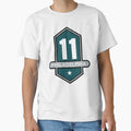 Philadelphia 11 Emblem T-Shirt - Fun Novelty Design for Adults - T-Shirt, Sweatshirt, Hoodie