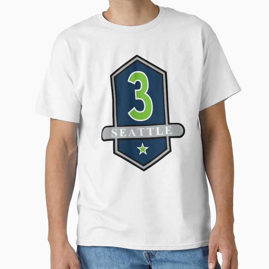 Seattle 3 Emblem T-Shirt - Custom Art Print for Adults - T-Shirt, Sweatshirt, Hoodie