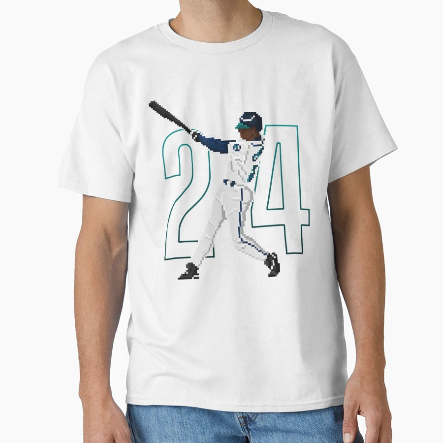 Ken Grifey Jr 24 T-Shirt - Aesthetic Graphic Men Women - T-Shirt, Sweatshirt, Hoodie