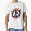 Houston Baseball Ink Splatter T-Shirt - Graphic Print for Adults - T-Shirt, Sweatshirt, Hoodie