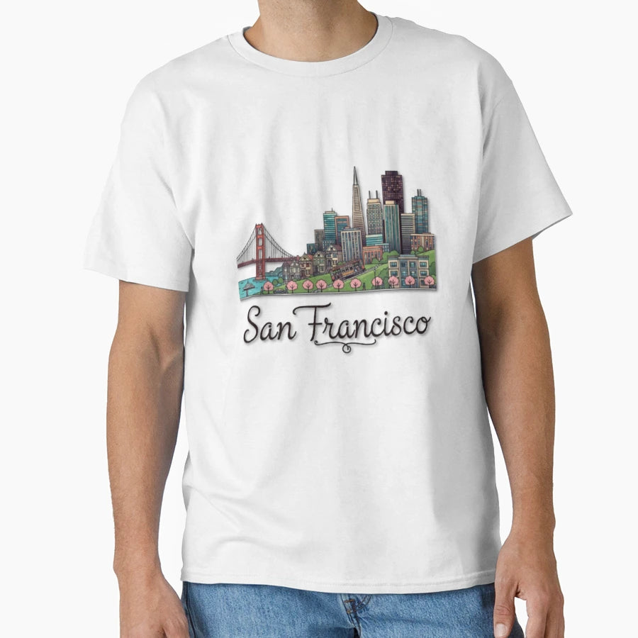 San Francisco California T-Shirt - Streetwear Style Men Women - T-Shirt, Sweatshirt, Hoodie
