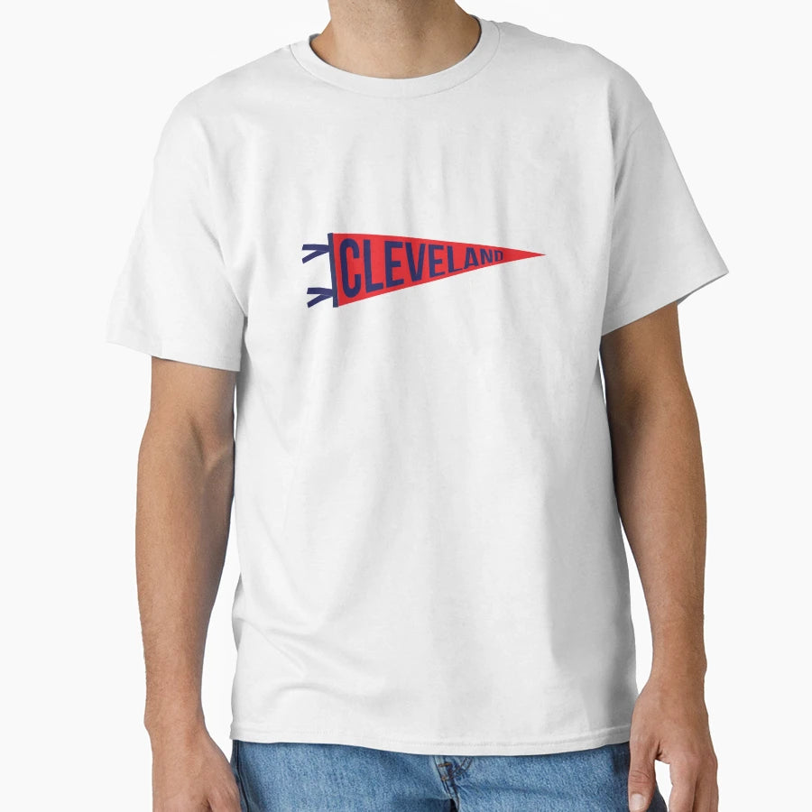 Cleveland Pennant T-Shirt - Minimalist Print Unisex - T-Shirt, Sweatshirt, Hoodie