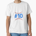 Baseball Player 10 T-Shirt - Streetwear Style for Adults - T-Shirt, Sweatshirt, Hoodie