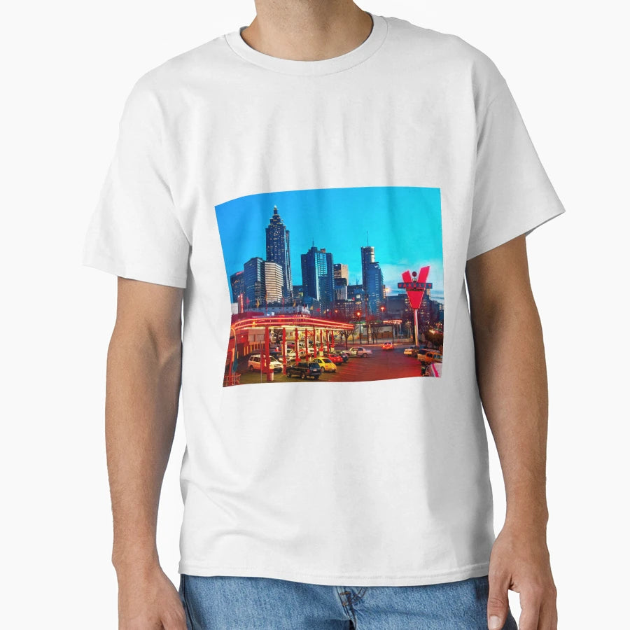 Varsity Atlanta T-Shirt - Trendy Graphic Unisex - T-Shirt, Sweatshirt, Hoodie