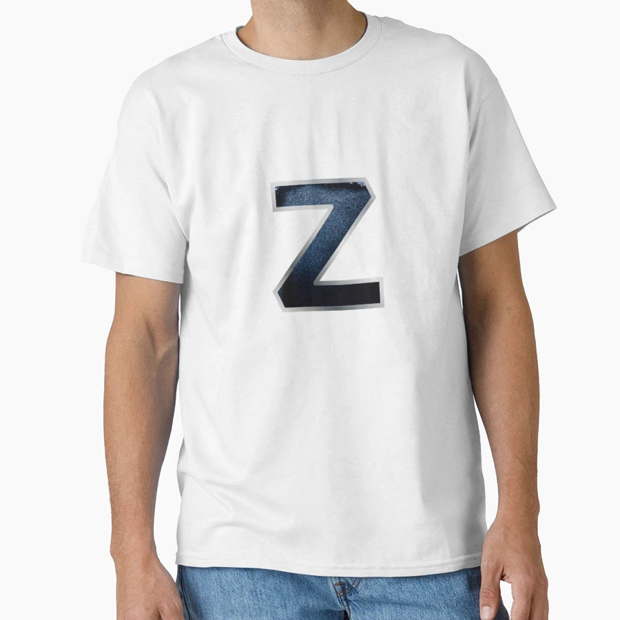 Watercolor Monogram Z T-Shirt - Custom Art Print for Adults - T-Shirt, Sweatshirt, Hoodie