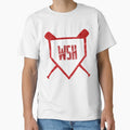 Washington Abbreviation Baseball Home T-Shirt - Minimalist Print Unisex - T-Shirt, Sweatshirt, Hoodie
