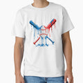 Baseball Ice Cream Drip Driping T-Shirt - Streetwear Style Unisex - T-Shirt, Sweatshirt, Hoodie