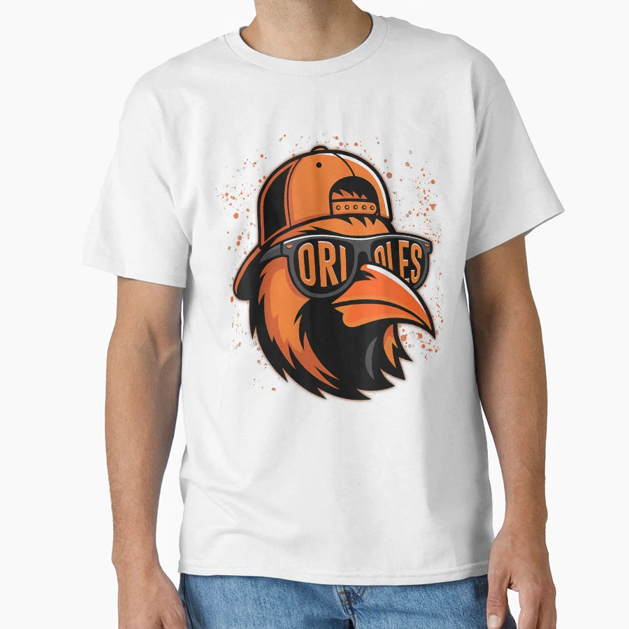 Bird Sunglasses And Cap T-Shirt - Graphic Print Unisex - T-Shirt, Sweatshirt, Hoodie