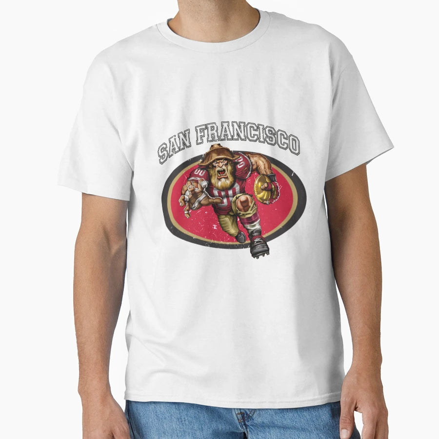 San Francisco Football T-Shirt - Unique Graphic Men Women - T-Shirt, Sweatshirt, Hoodie