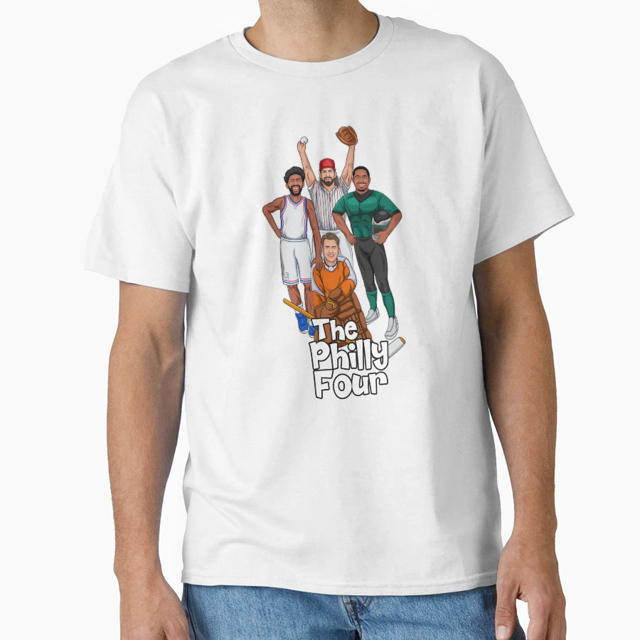 Philly Four T-Shirt - Streetwear Style Unisex - T-Shirt, Sweatshirt, Hoodie