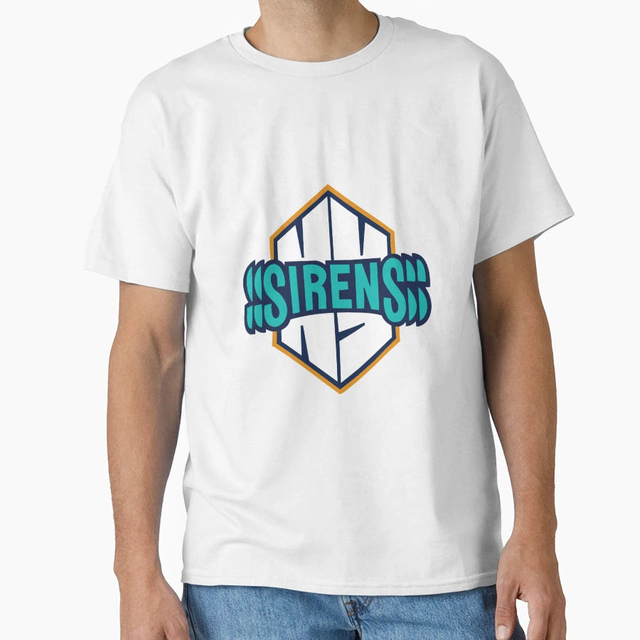 New York Sirens Pwhl Logo T-Shirt - Novelty Apparel Unisex - T-Shirt, Sweatshirt, Hoodie