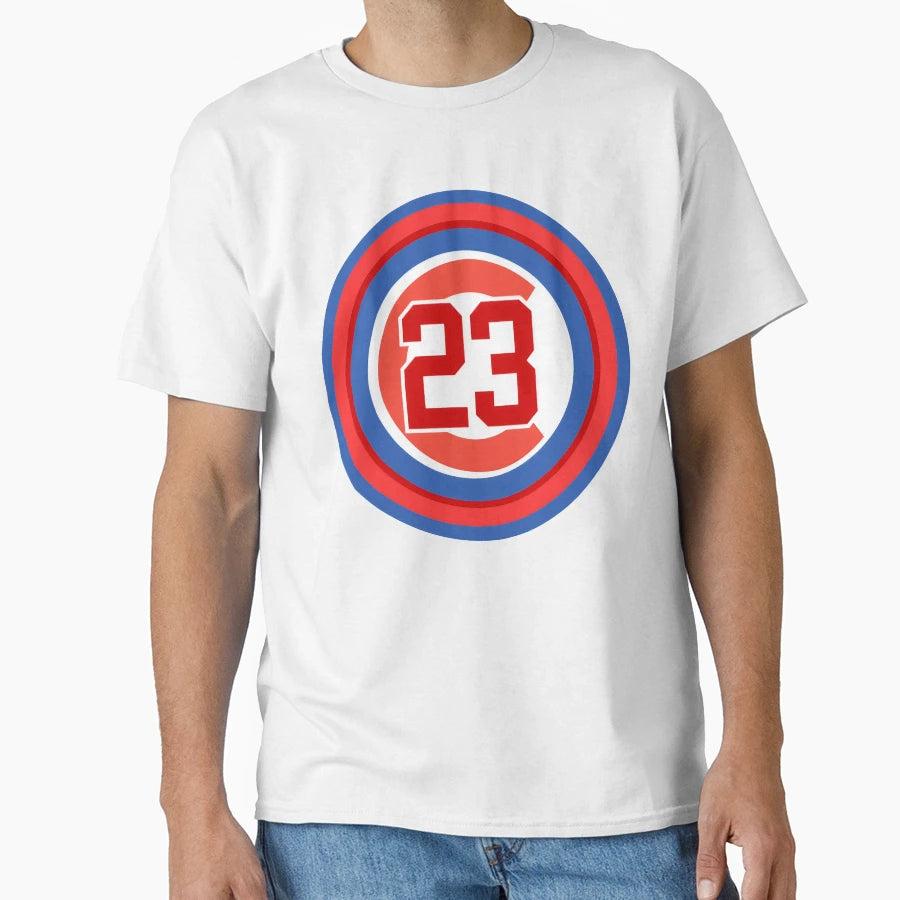 Ryne Sandberg 23 Jersey Number T-Shirt - Custom Art Print Men Women - T-Shirt, Sweatshirt, Hoodie