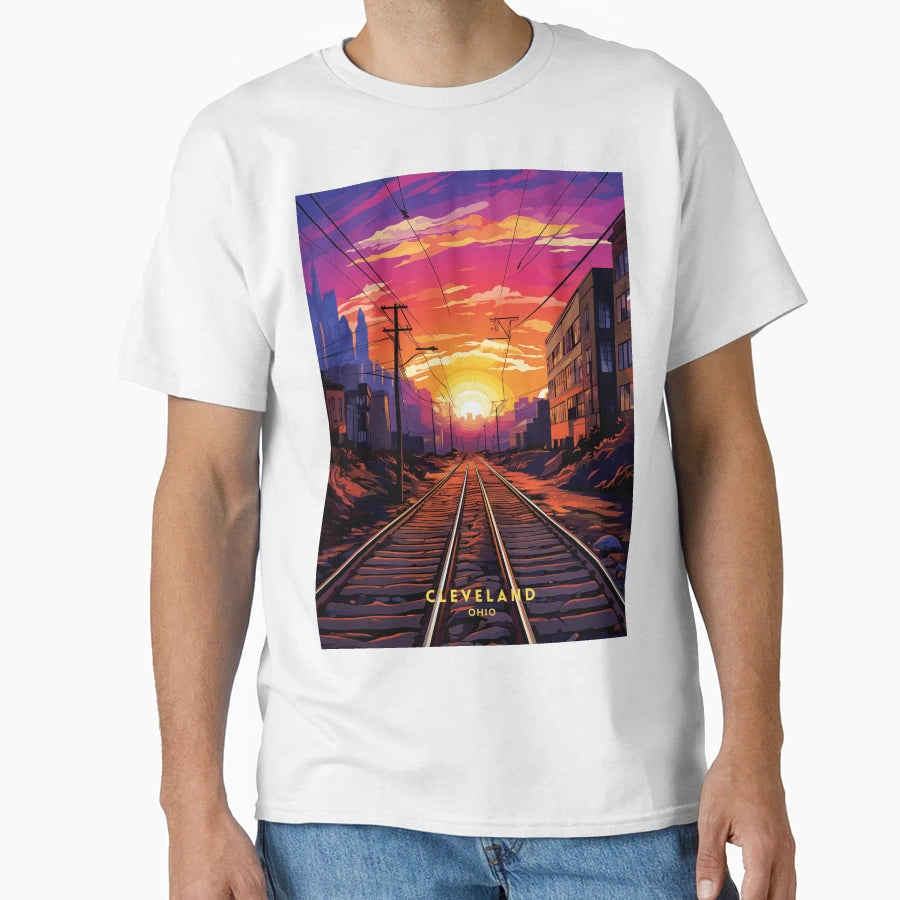 Cleveland Urban Renaissance T-Shirt - Minimalist Print Men Women - T-Shirt, Sweatshirt, Hoodie