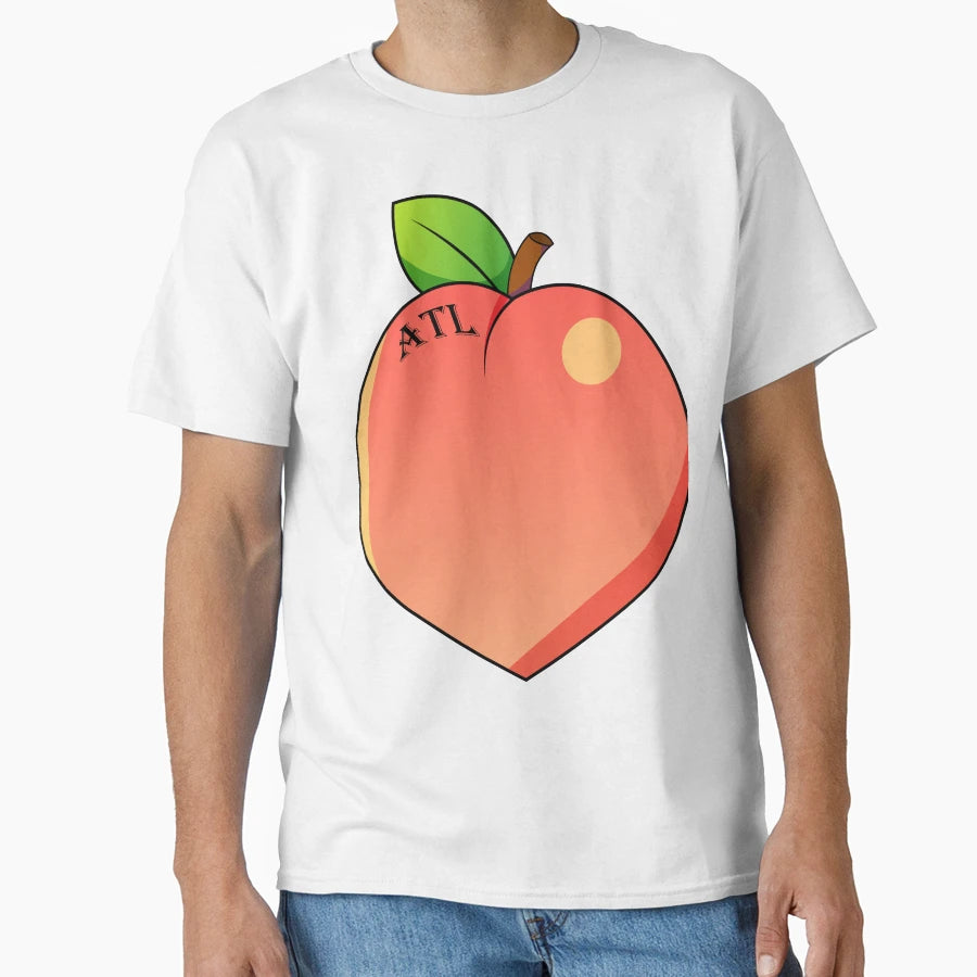 Atl Peach T-Shirt - Novelty Apparel for Adults - T-Shirt, Sweatshirt, Hoodie