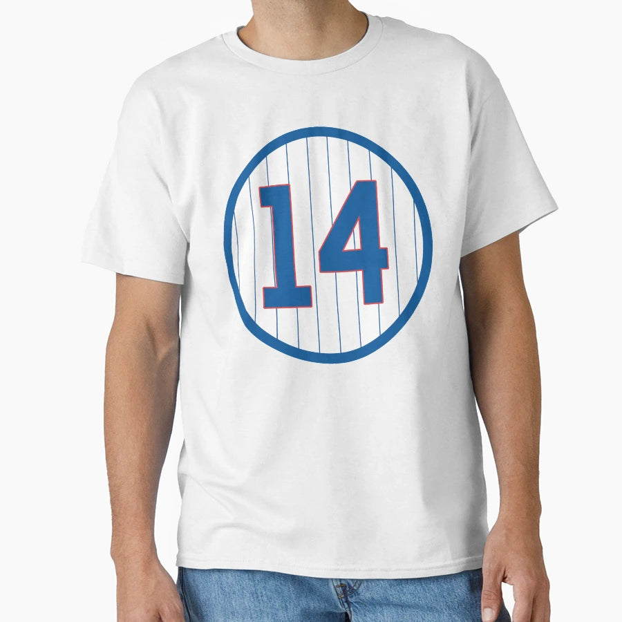 Ernie Banks 14 Jersey Number T-Shirt - Streetwear Style Unisex - T-Shirt, Sweatshirt, Hoodie