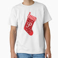 Stocking Letter P T-Shirt - Unique Graphic Unisex - T-Shirt, Sweatshirt, Hoodie