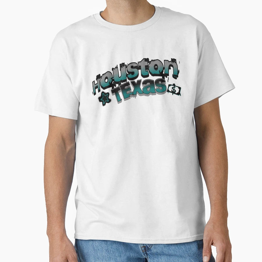 Houston City T-Shirt - Minimalist Print Unisex - T-Shirt, Sweatshirt, Hoodie