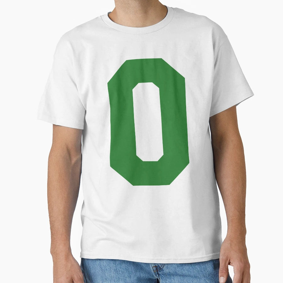 Alphabet Green O Sports Letter O T-Shirt - Aesthetic Graphic for Adults - T-Shirt, Sweatshirt, Hoodie