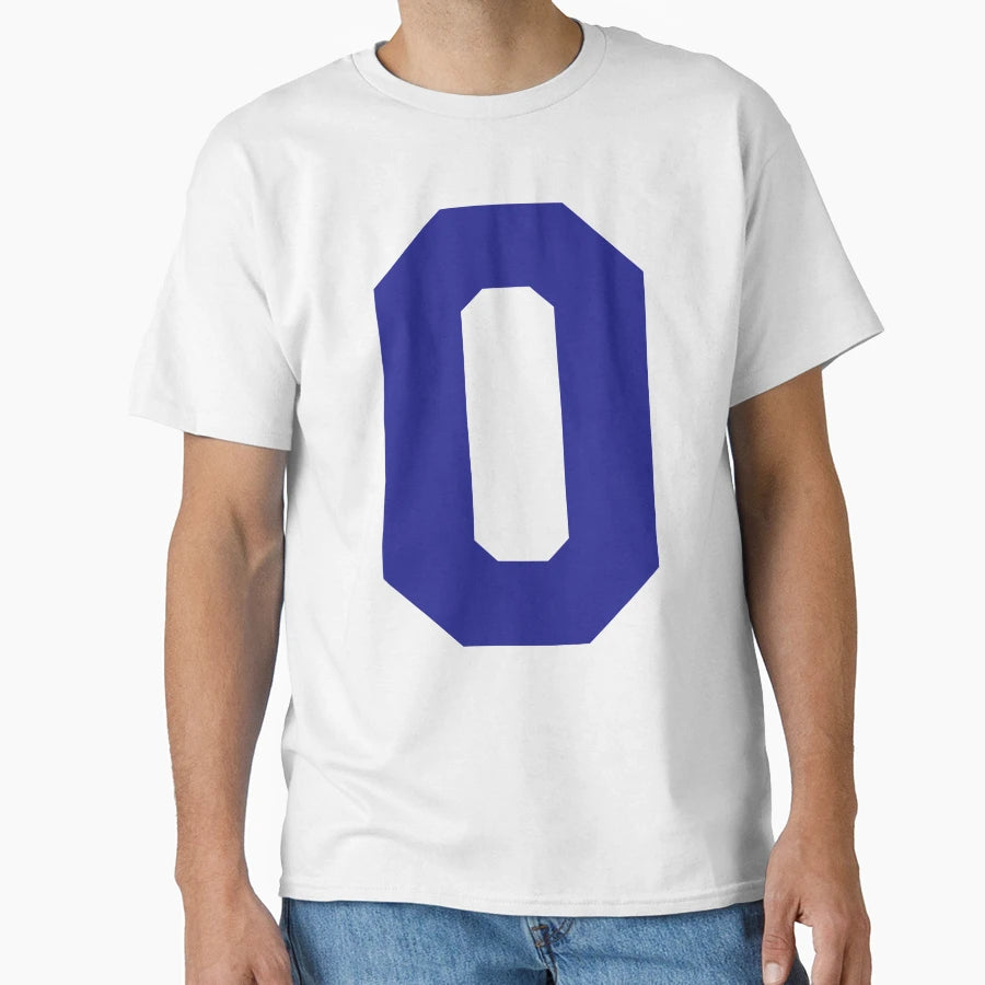 Alphabet Blue O Sports Letter O T-Shirt - Aesthetic Graphic Men Women - T-Shirt, Sweatshirt, Hoodie