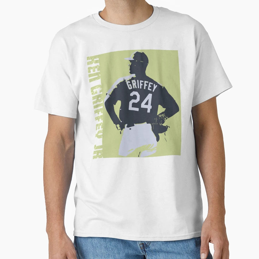 Ken Griffey Jr T Shirtken Griffey Jr T-Shirt - Custom Art Print Men Women - T-Shirt, Sweatshirt, Hoodie