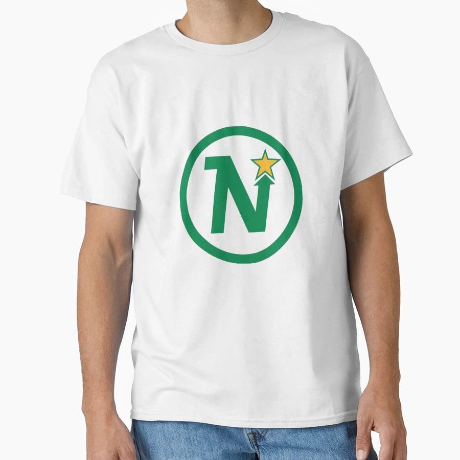 Defunct Hockey Team Minnesota North T-Shirt - Custom Art Print Men Women - T-Shirt, Sweatshirt, Hoodie