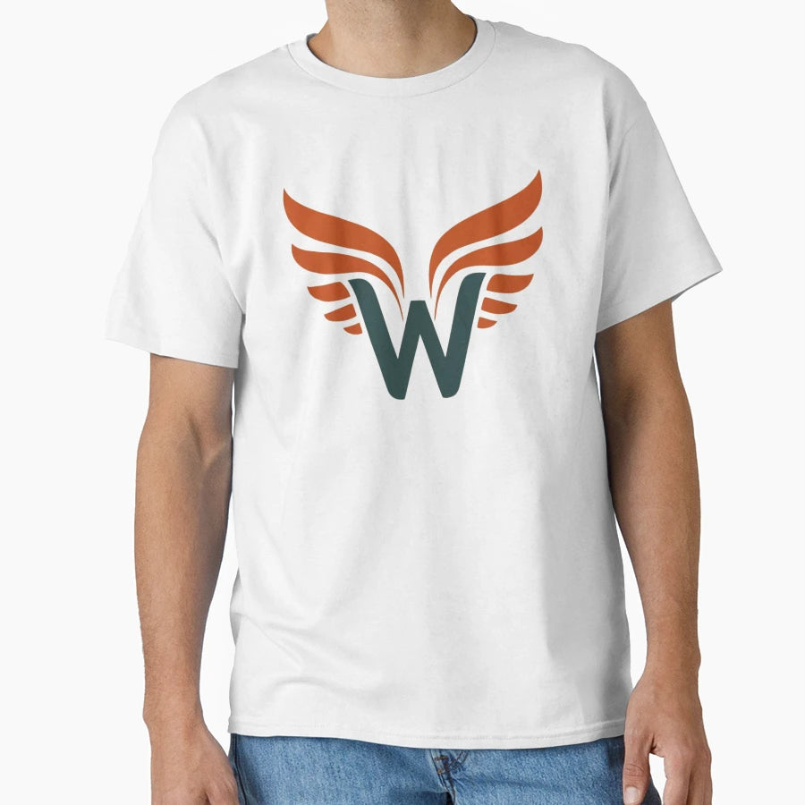 W Wings T-Shirt - Minimalist Print Unisex - T-Shirt, Sweatshirt, Hoodie