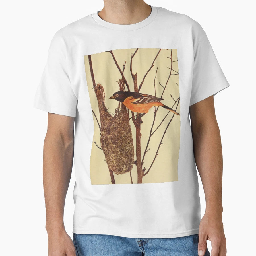 Baltimore Oriole Nest T-Shirt - Streetwear Style for Adults - T-Shirt, Sweatshirt, Hoodie
