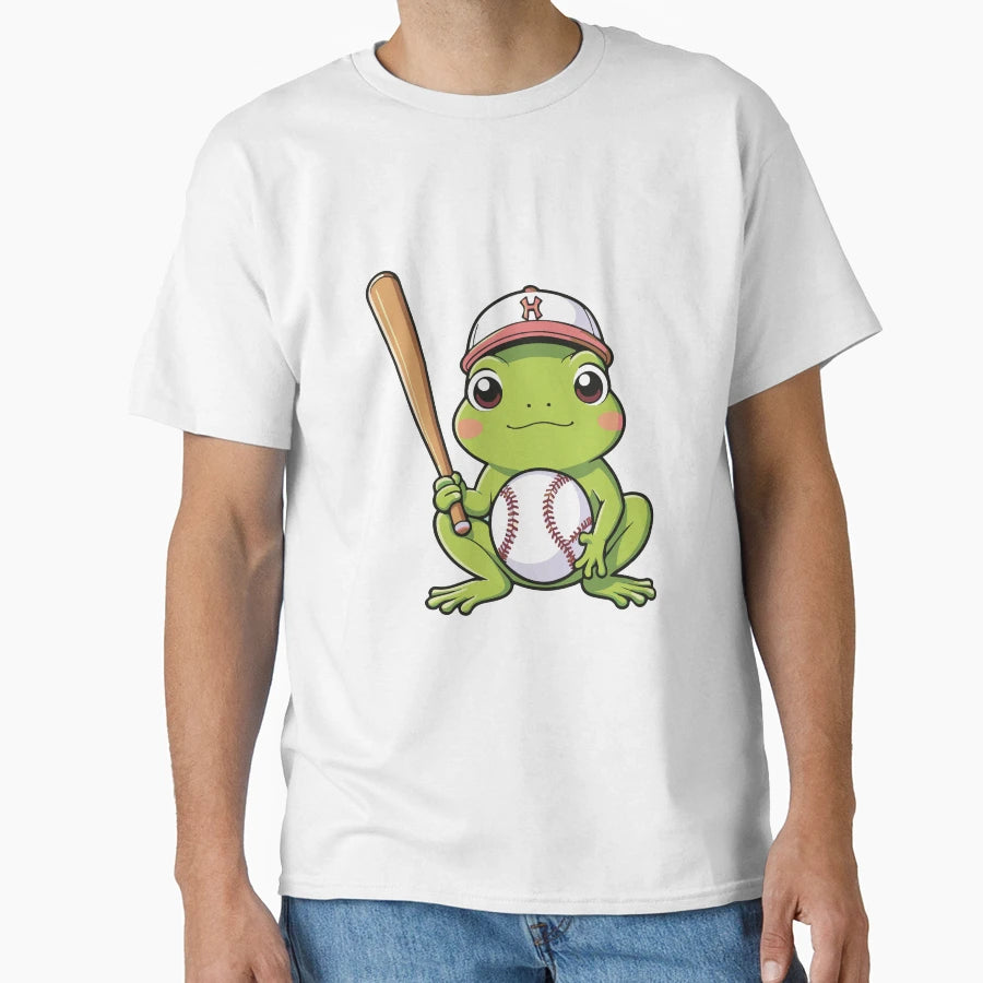 Frog Baseball Frog T-Shirt - Novelty Apparel Unisex - T-Shirt, Sweatshirt, Hoodie