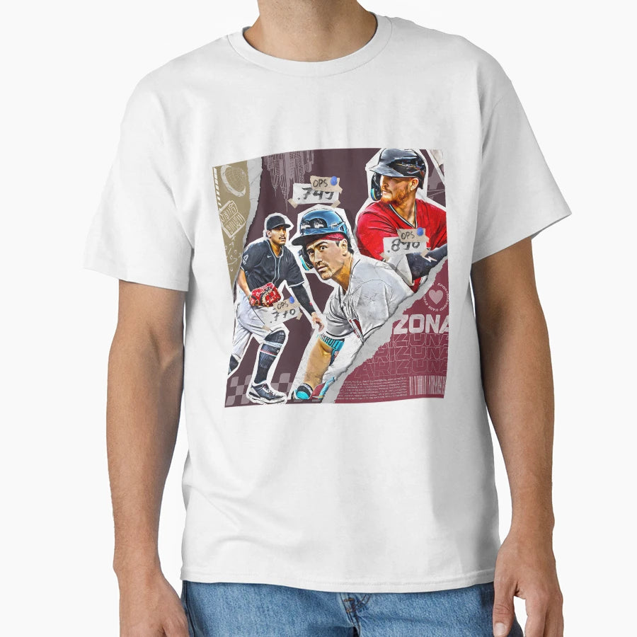 Arizona Baseball Team Squad T-Shirt - Graphic Print Men Women - T-Shirt, Sweatshirt, Hoodie
