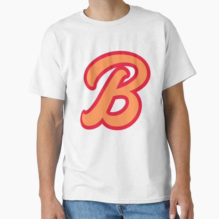 B Letters Alphabet T-Shirt - Minimalist Print Men Women - T-Shirt, Sweatshirt, Hoodie