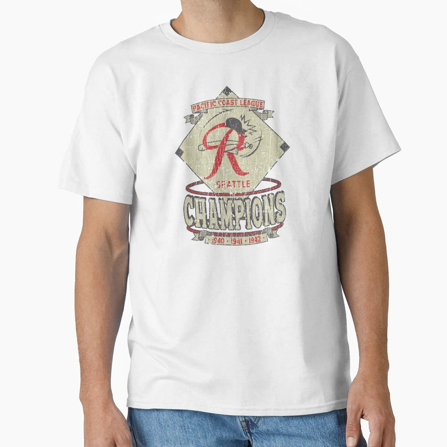 Seattle Rainiers T-Shirt - Unique Graphic for Adults - T-Shirt, Sweatshirt, Hoodie