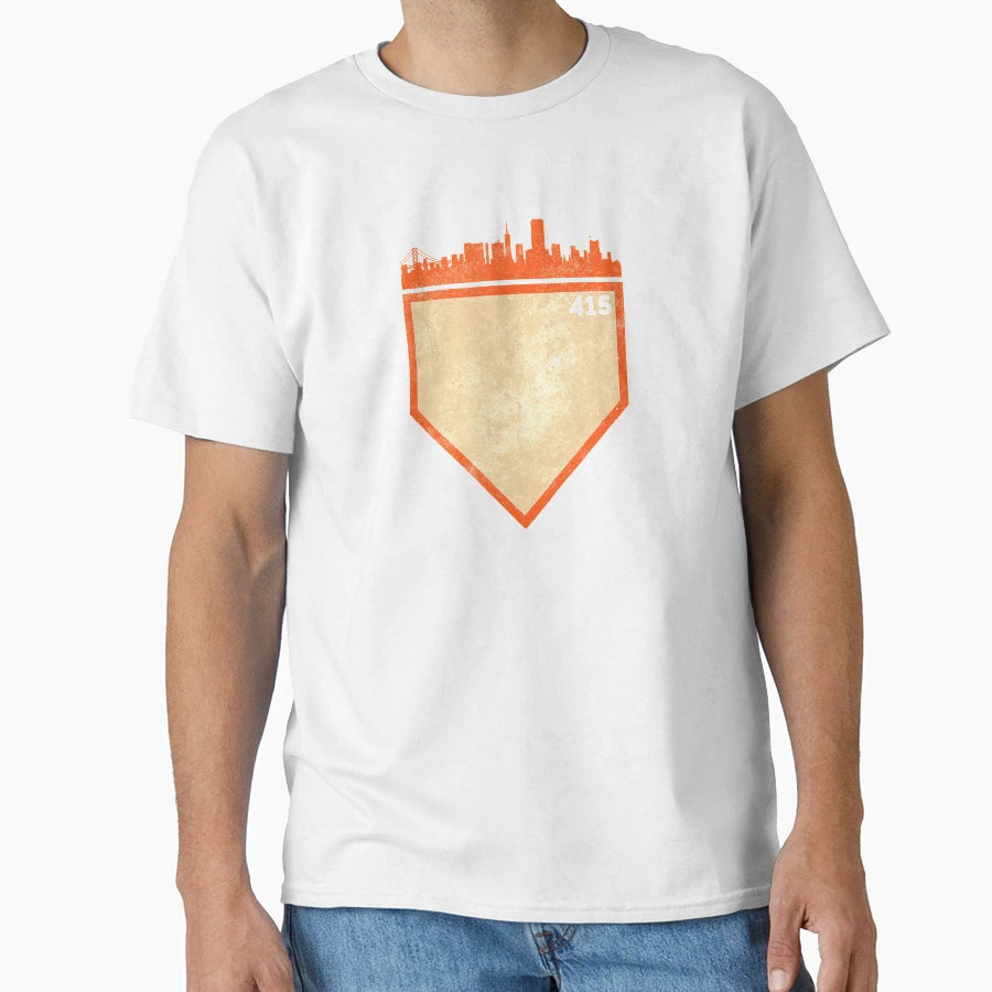 San Francisco Baseball No Plate T-Shirt - Aesthetic Graphic for Adults - T-Shirt, Sweatshirt, Hoodie