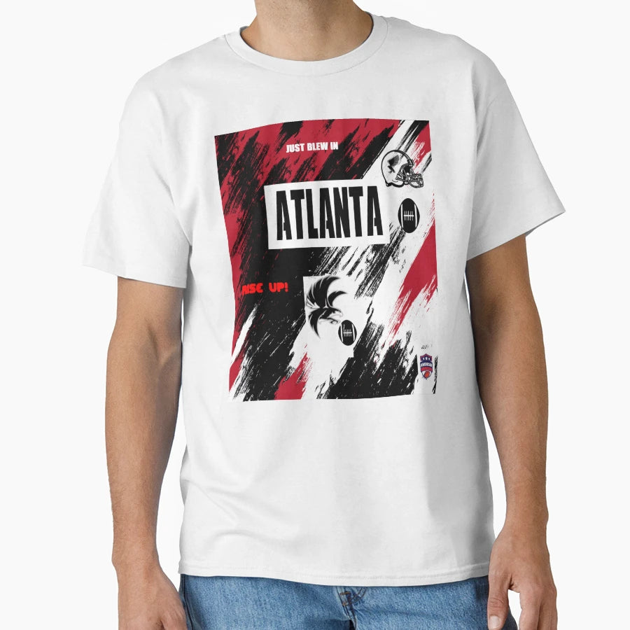 American Football Atlanta T-Shirt - Minimalist Print Men Women - T-Shirt, Sweatshirt, Hoodie