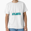 Atlanta Outlined T-Shirt - Minimalist Print Men Women - T-Shirt, Sweatshirt, Hoodie