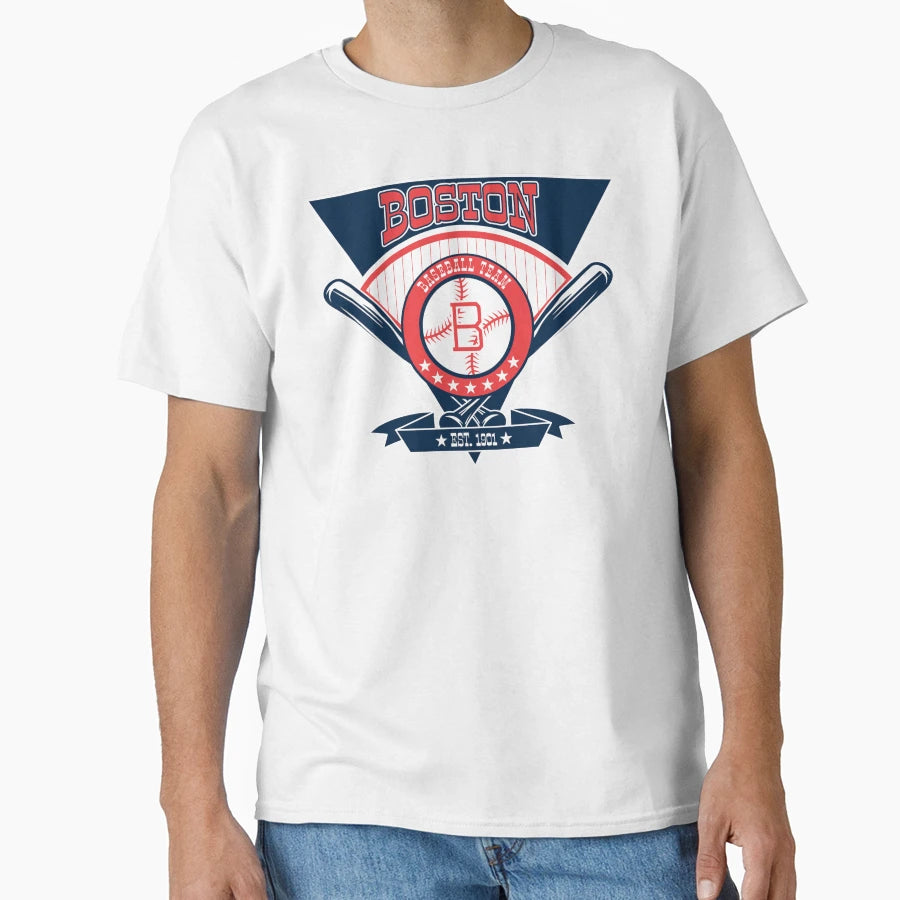 Boston Baseball Team T-Shirt - Trendy Graphic Unisex - T-Shirt, Sweatshirt, Hoodie