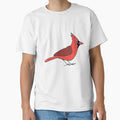 Northern Cardinal T-Shirt - Fun Novelty Design for Adults - T-Shirt, Sweatshirt, Hoodie