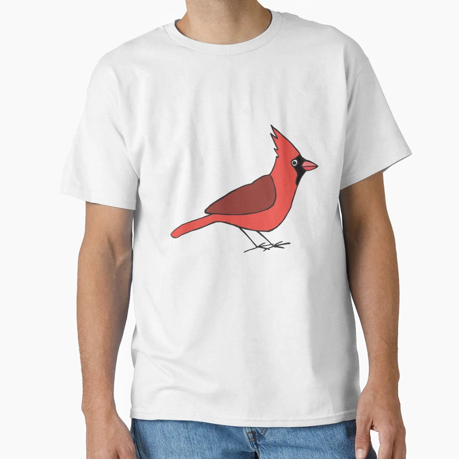 Northern Cardinal T-Shirt - Fun Novelty Design for Adults - T-Shirt, Sweatshirt, Hoodie