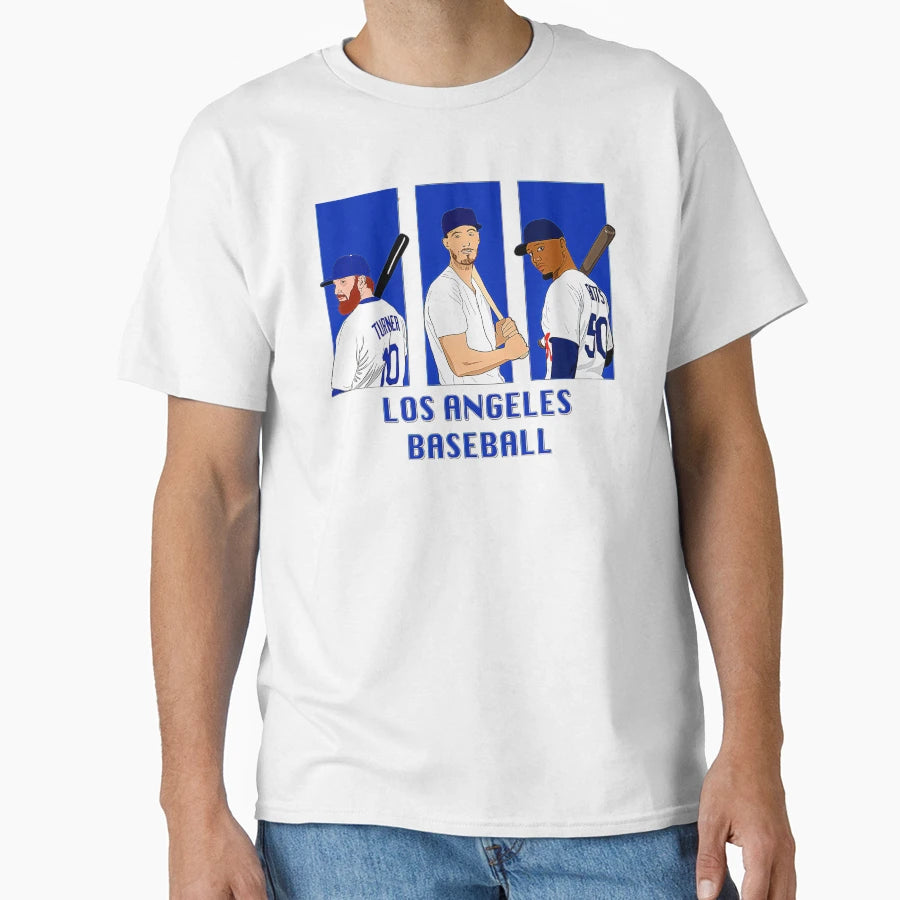 La Dodgers Los Angeles Baseball T-Shirt - Unique Graphic Men Women - T-Shirt, Sweatshirt, Hoodie