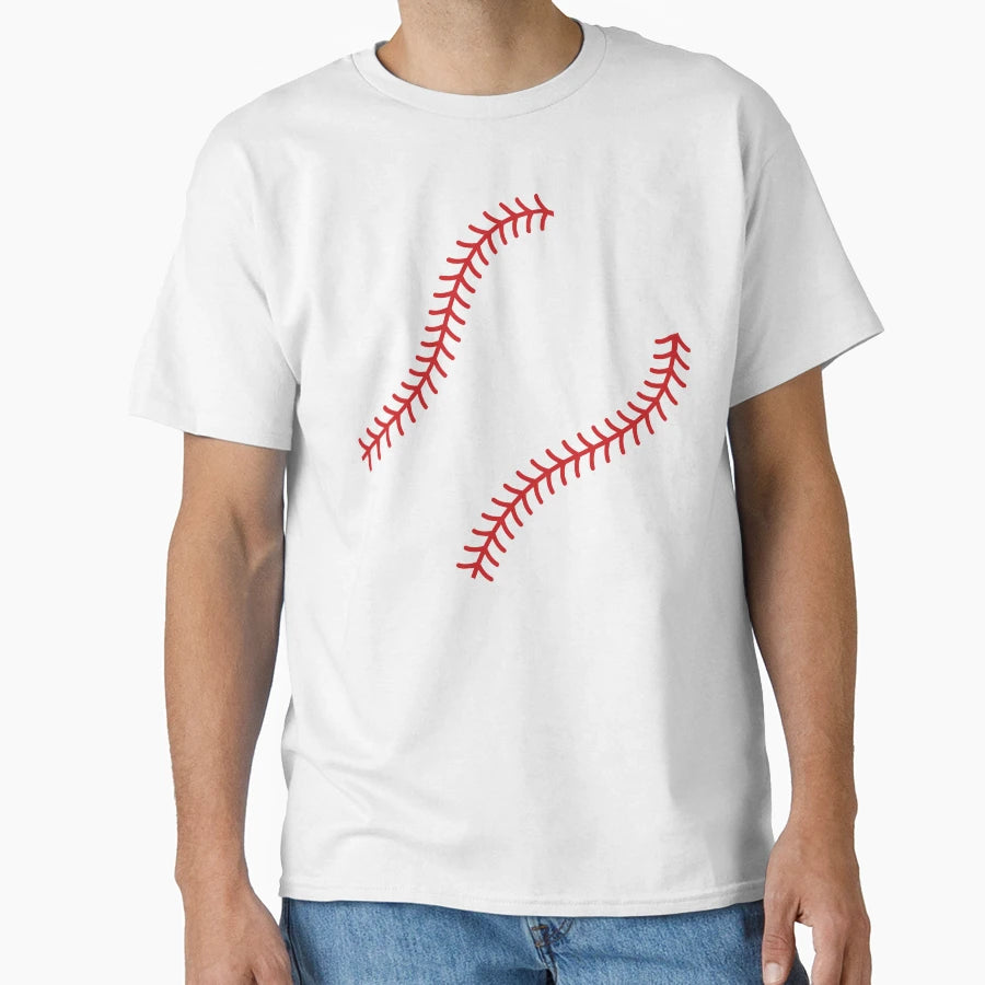 Baseball Stitch T-Shirt - Unique Graphic Men Women - T-Shirt, Sweatshirt, Hoodie