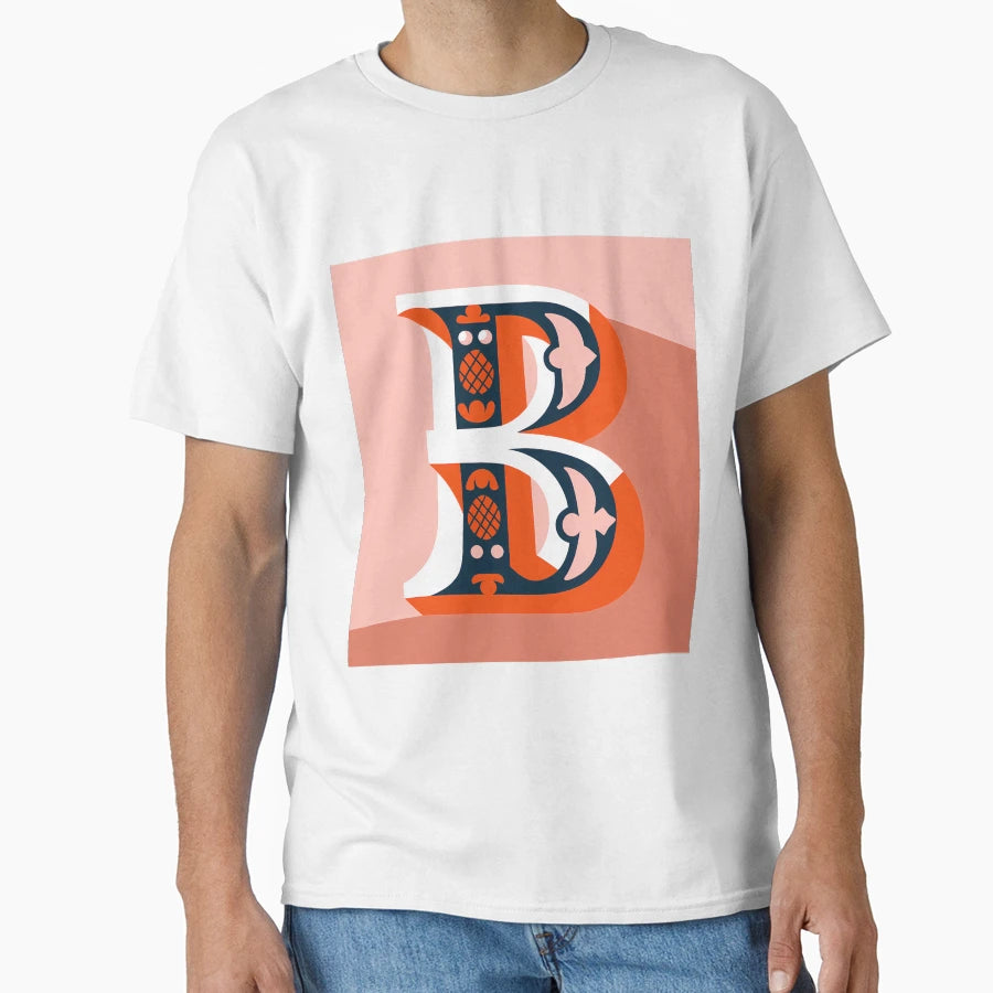 Letter B Illustrations Nature T-Shirt - Casual Everyday Wear Men Women - T-Shirt, Sweatshirt, Hoodie
