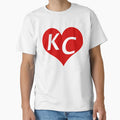 Love Kc Heart Love Kansas City Heart T-Shirt - Trendy Graphic Men Women - T-Shirt, Sweatshirt, Hoodie