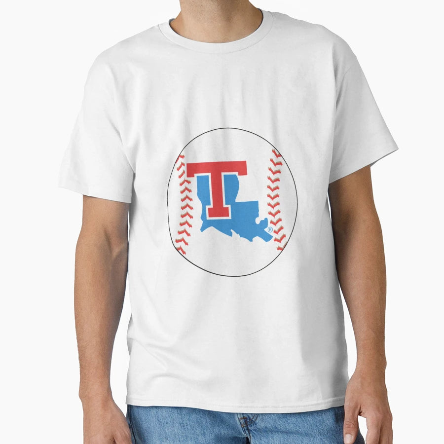 Louisiana Tech Baseball T-Shirt - Casual Everyday Wear Men Women - T-Shirt, Sweatshirt, Hoodie