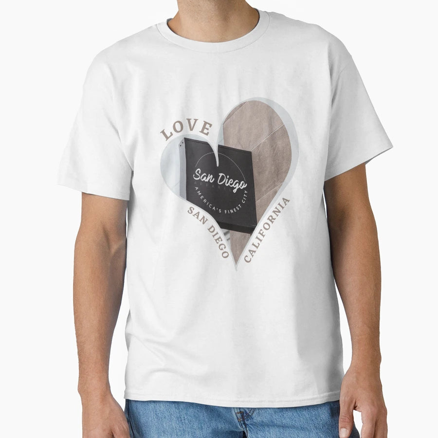 Love San Diego T-Shirt - Aesthetic Graphic Unisex - T-Shirt, Sweatshirt, Hoodie