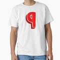 Backwards Letter P Alphabet T-Shirt - Minimalist Print for Adults - T-Shirt, Sweatshirt, Hoodie