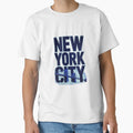 New York City Typography Minimalist T-Shirt - Graphic Print Unisex - T-Shirt, Sweatshirt, Hoodie