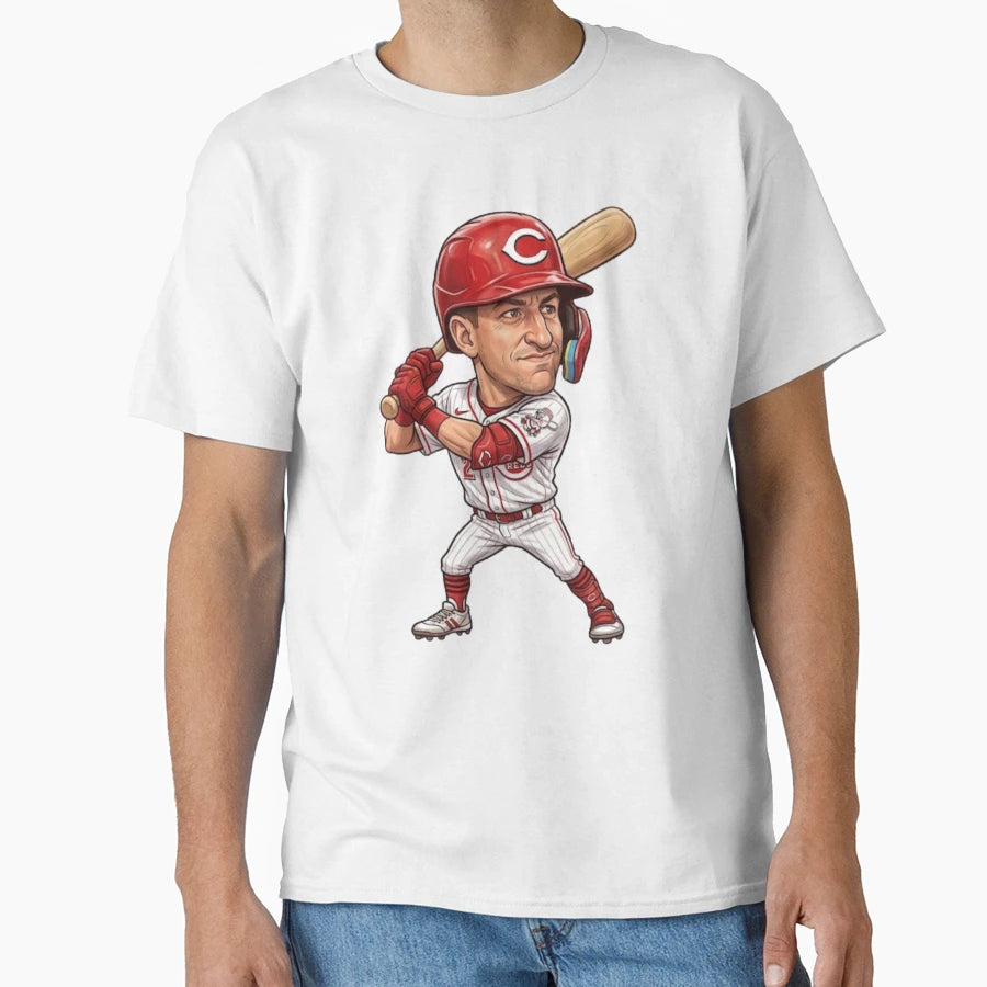 Joey Votto Reds Legend Art Batters Box T-Shirt - Trendy Graphic Men Women - T-Shirt, Sweatshirt, Hoodie