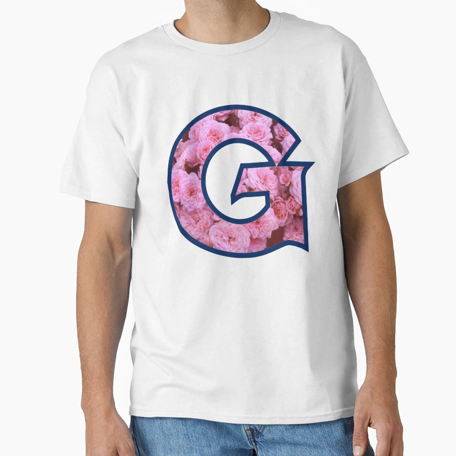 Floral Georgetown T-Shirt - Casual Everyday Wear Men Women - T-Shirt, Sweatshirt, Hoodie