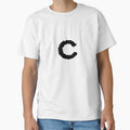 C Letter Arcane Dark Fantasy Monogram T-Shirt - Streetwear Style Unisex - T-Shirt, Sweatshirt, Hoodie